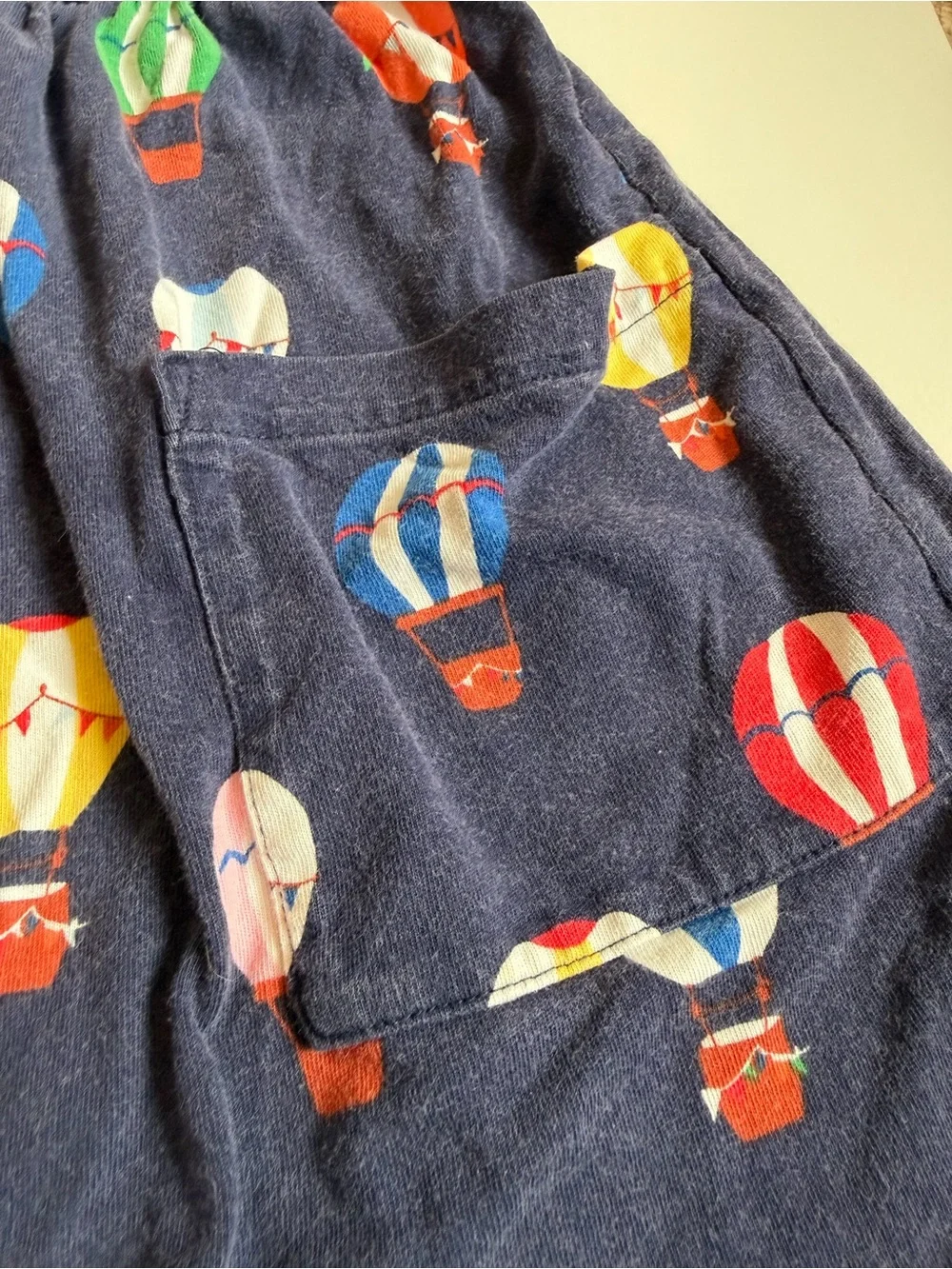 Hanna Andersson Hot Air Balloon Dress with Red Shorts